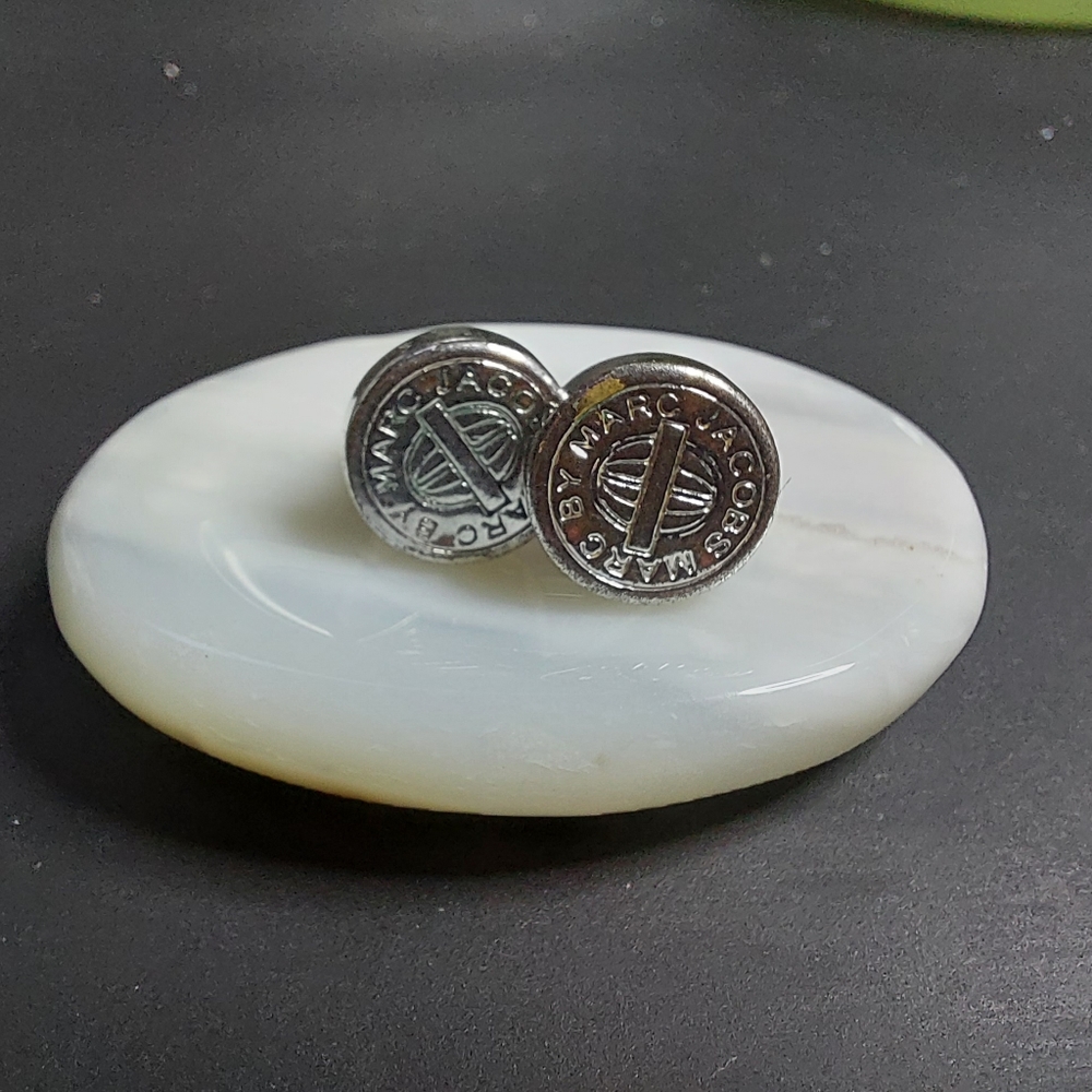 Marc Jacobs silver stud earrings